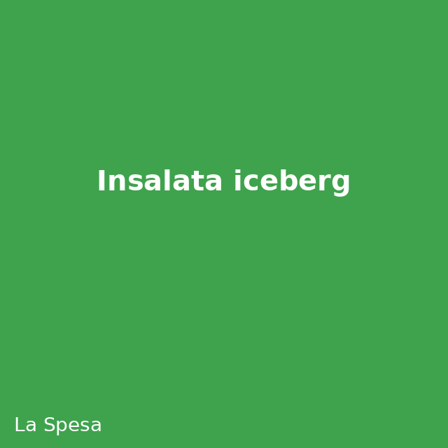 Insalata iceberg