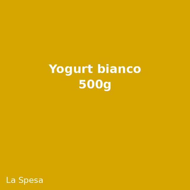 Yogurt bianco 500g