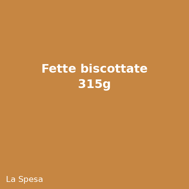 Fette biscottate 315g