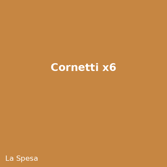 Cornetti x6