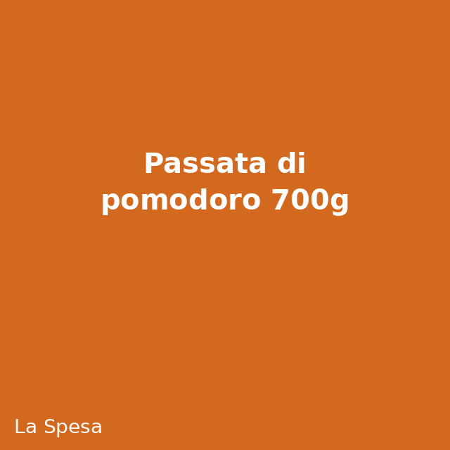 Passata di pomodoro 700g