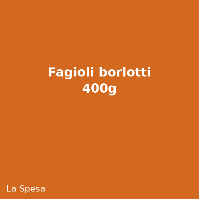 Fagioli borlotti 400g