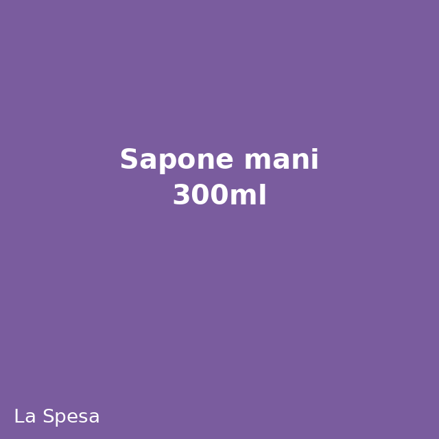 Sapone mani 300ml