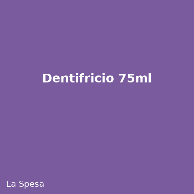 Dentifricio 75ml